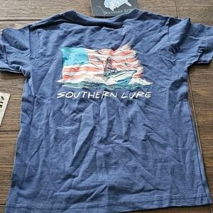 New Southern Lure Kids Blue Short Sleeve Tee